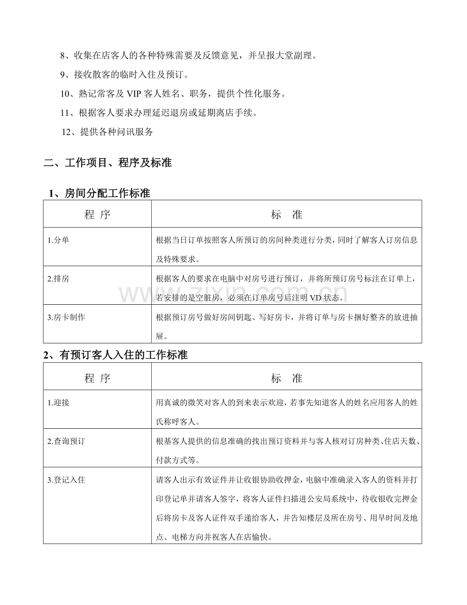 前台接待岗位职责及工作流程[1].doc_第3页