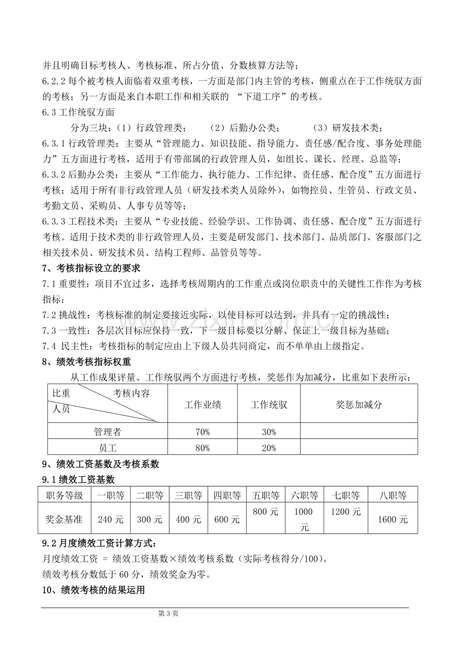 华盛集团绩效考核管理制度.doc_第3页