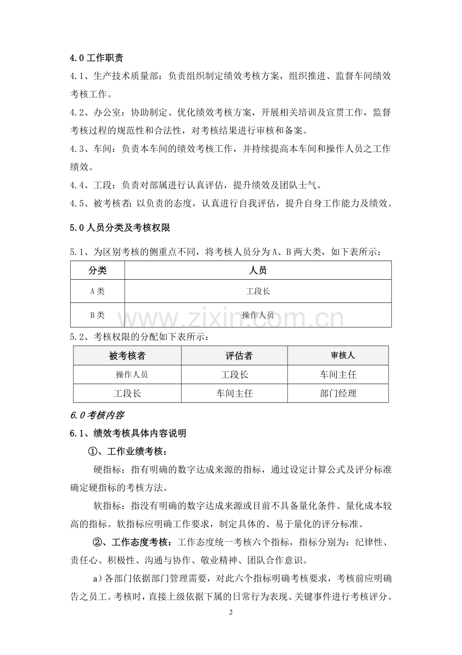 工厂员工绩效考核方案..doc_第2页