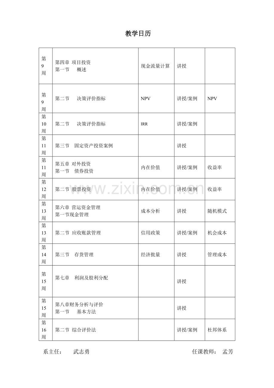 财务管理授课计划48学时-孟芳.doc_第3页