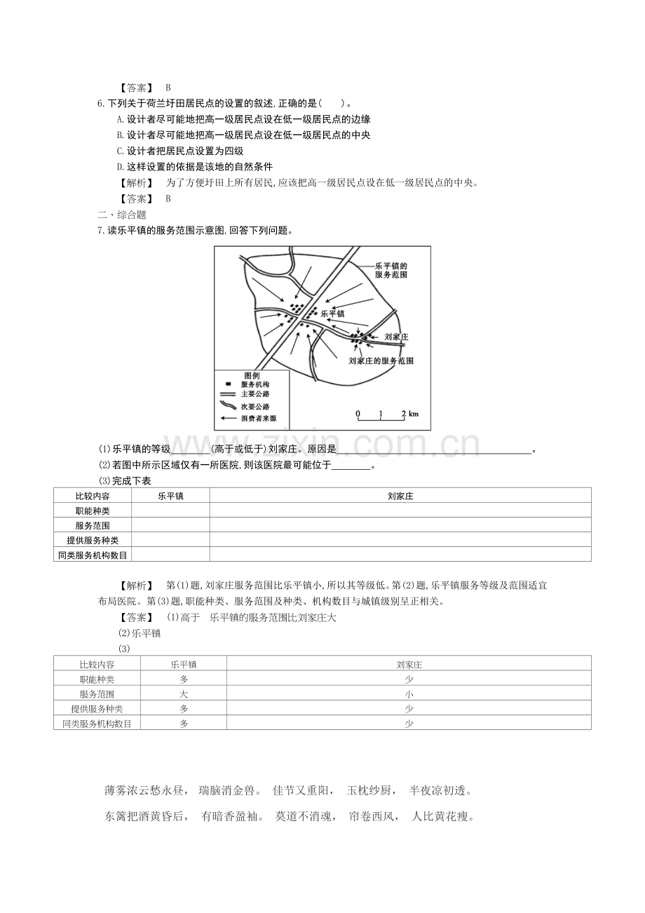 高一地理下册知识点当堂检测60.doc_第2页