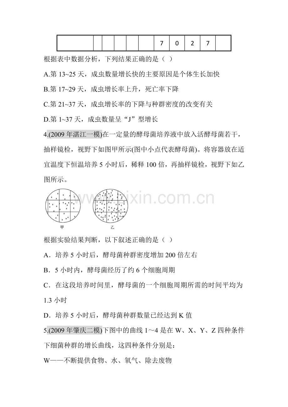 高一生物知识点综合复习检测题13.doc_第2页