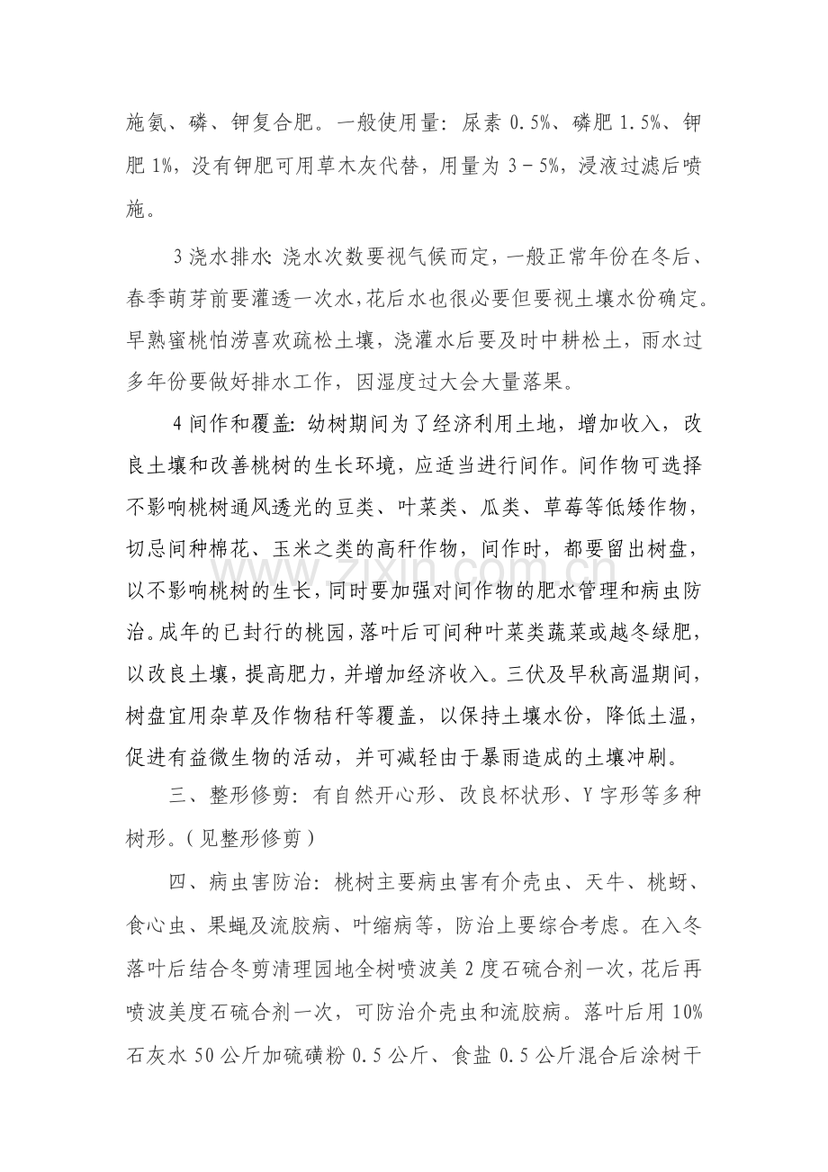 桃树的栽培管理技术.doc_第3页