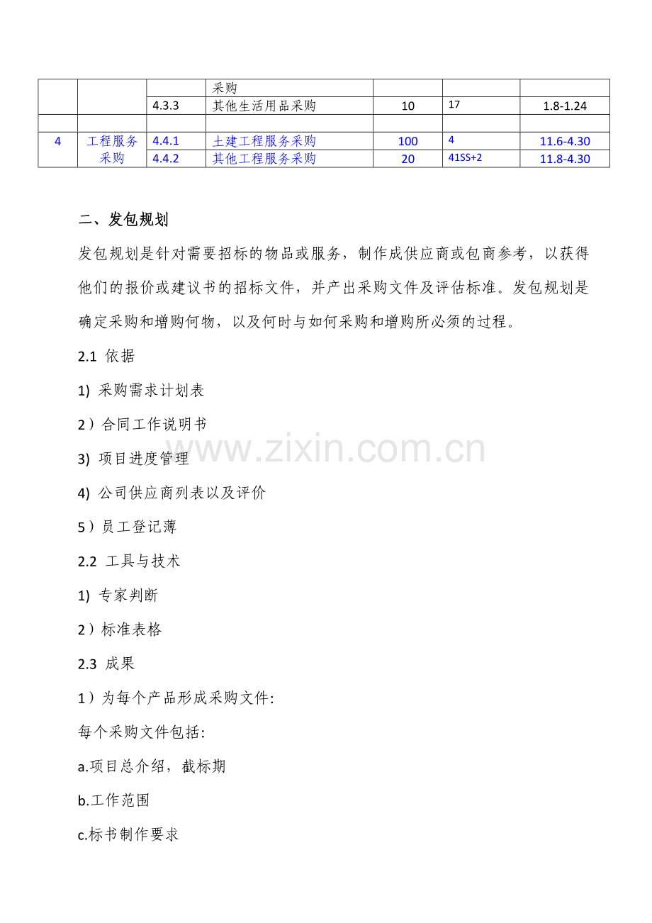 项目采购管理(有一些表格).doc_第3页