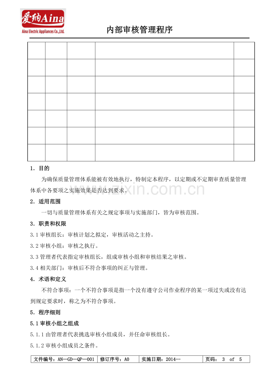 AN-GD-QP-001《内部审核管理程序》.doc_第3页