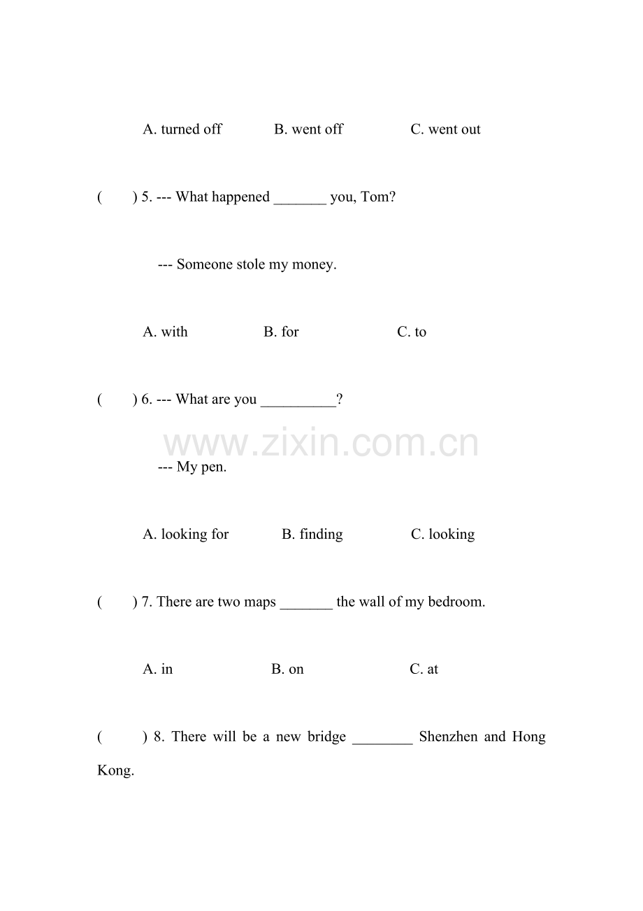 八年级英语Chapter-6-Beyond-time-and-space同步测试1.doc_第2页