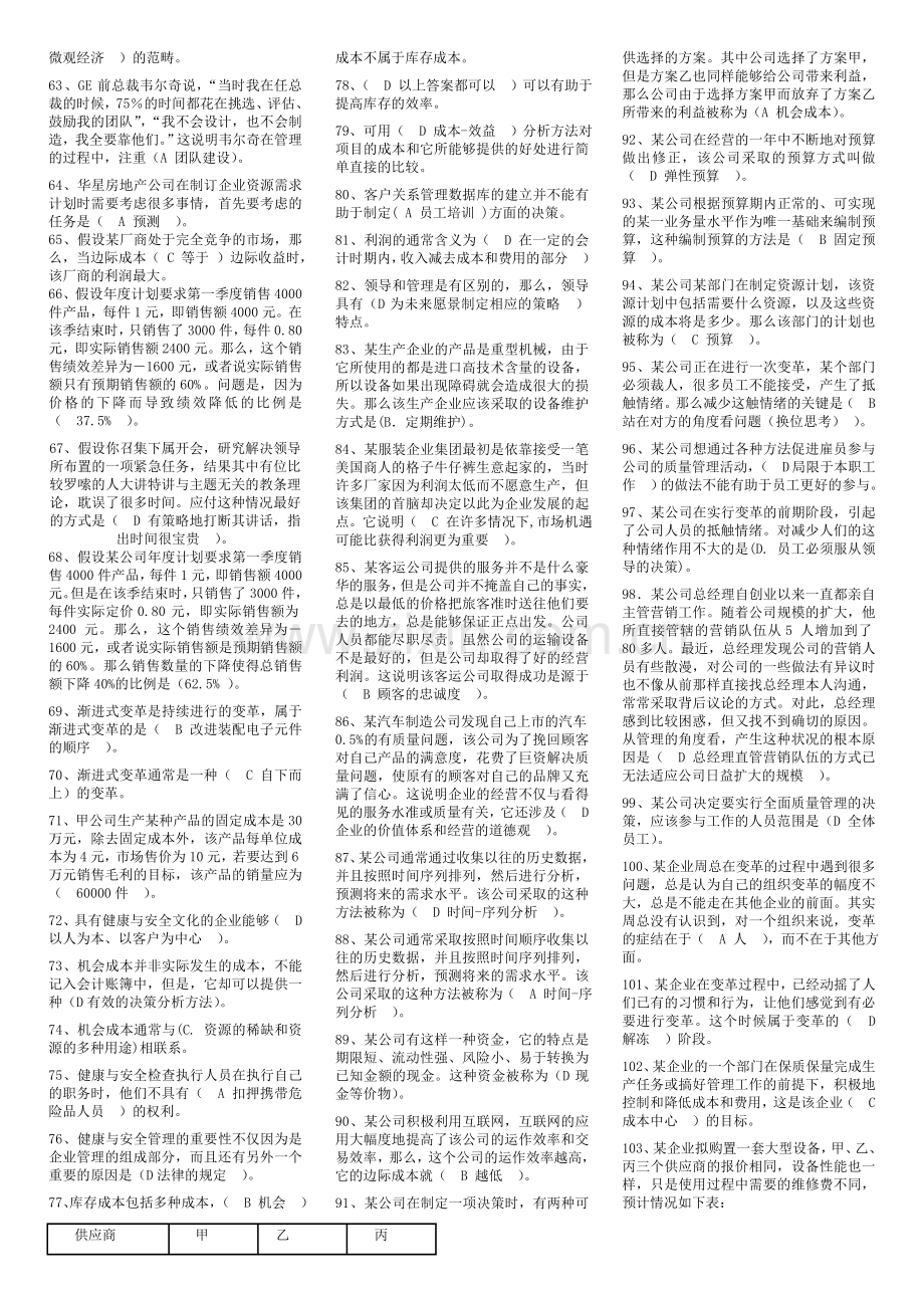 资源与运营管理综合复习资料.doc_第2页