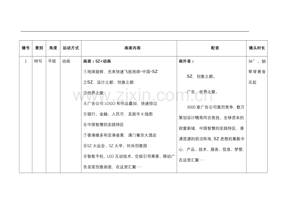 广告公司十周年专题片脚本.doc_第2页