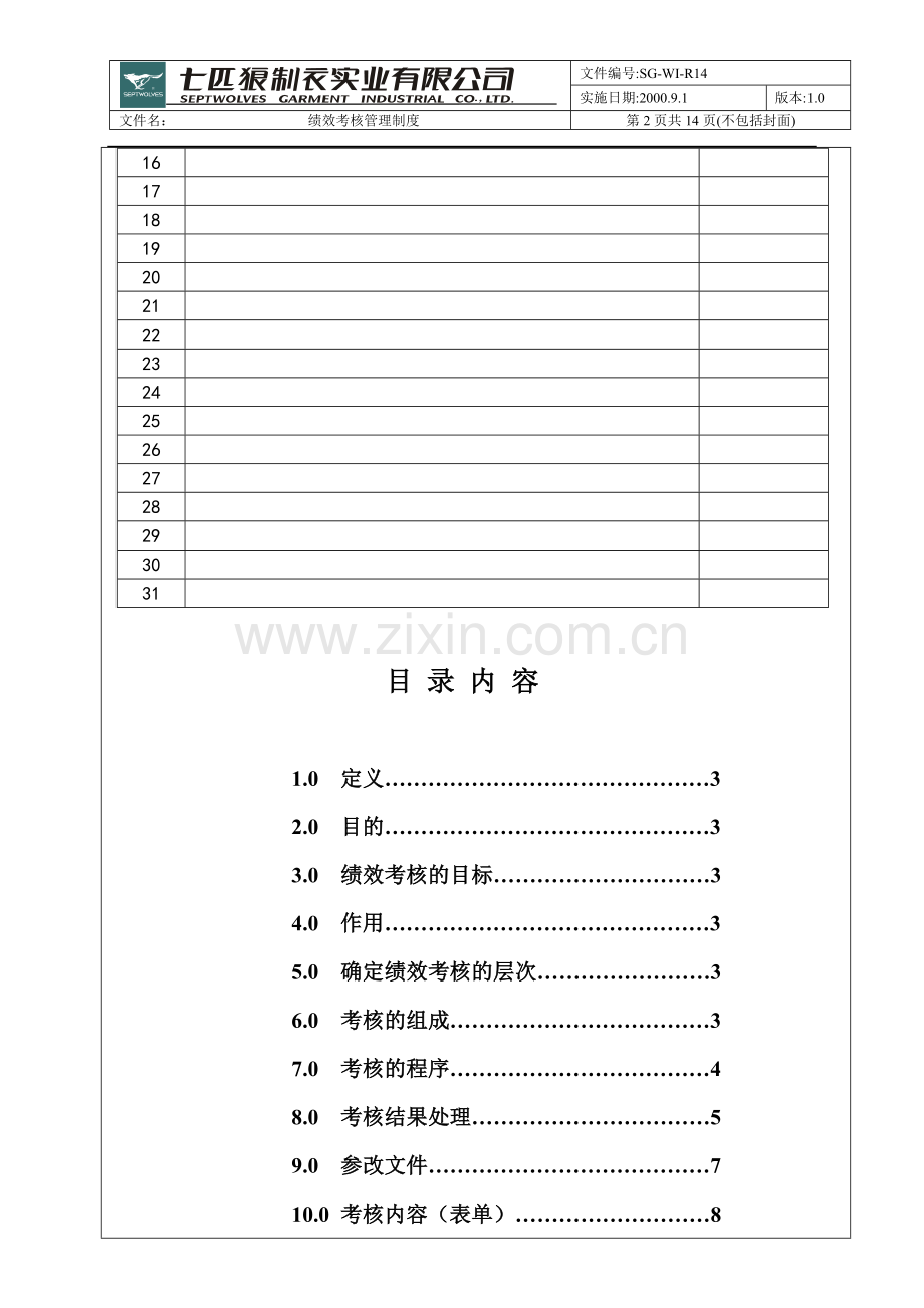 七匹狼实业绩效考核管理制度-新.doc_第2页