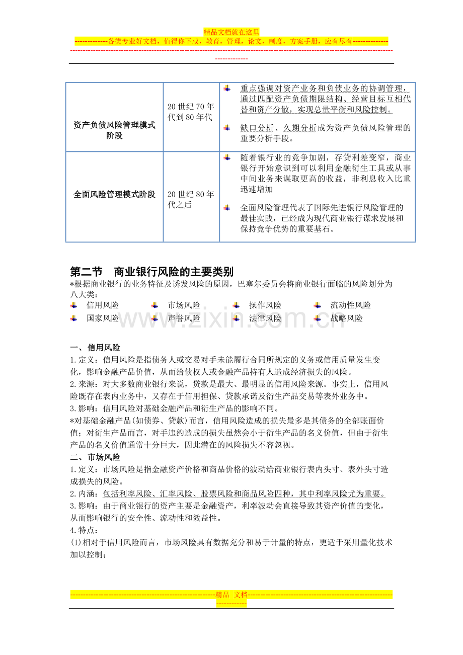 银行从业：风险管理.doc_第3页