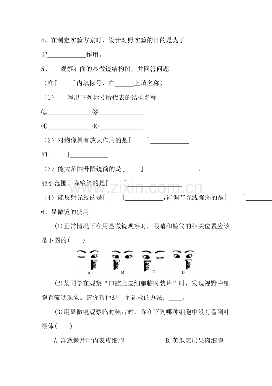 七年级生物探索生命检测题.doc_第3页