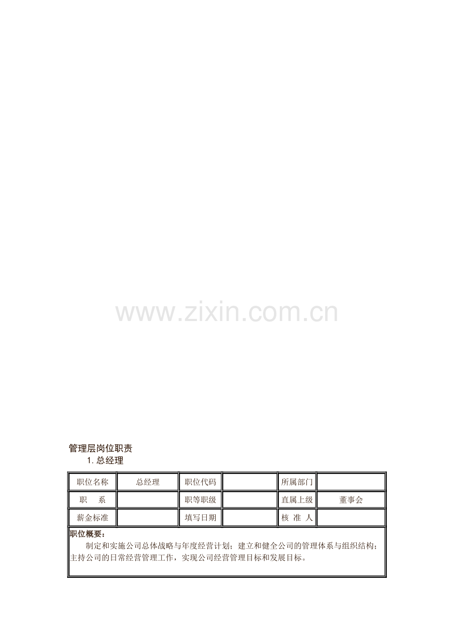 管理层岗位职责说明-图文.doc_第1页