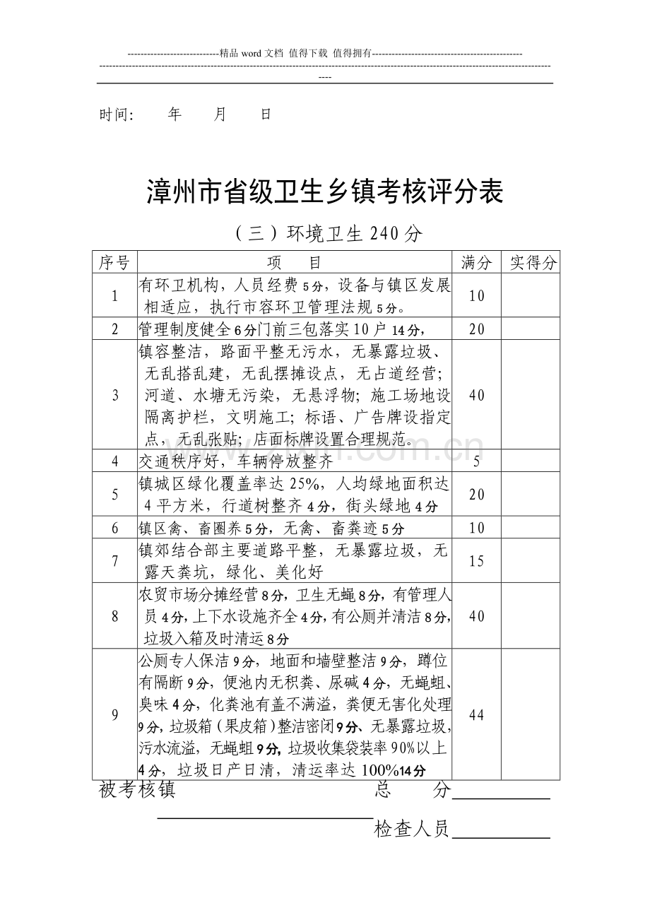 卫生乡镇考核评分表-..doc_第3页