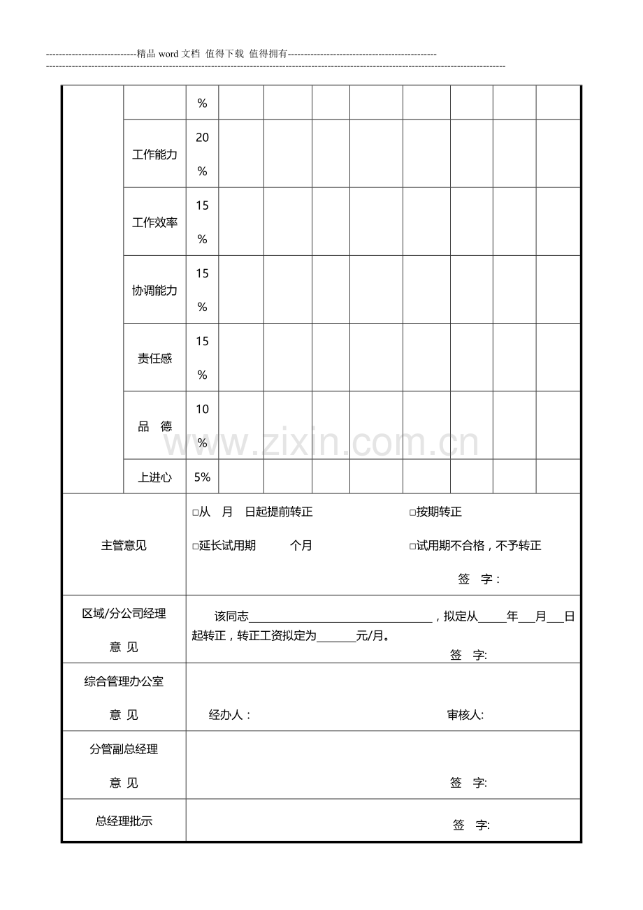 员工试用期满转正流程及考核表[1]..doc_第3页