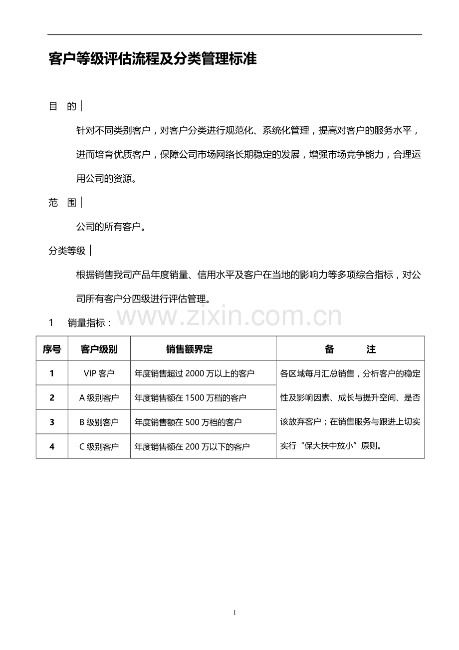 客户评估分类管理办法(定稿).doc_第1页