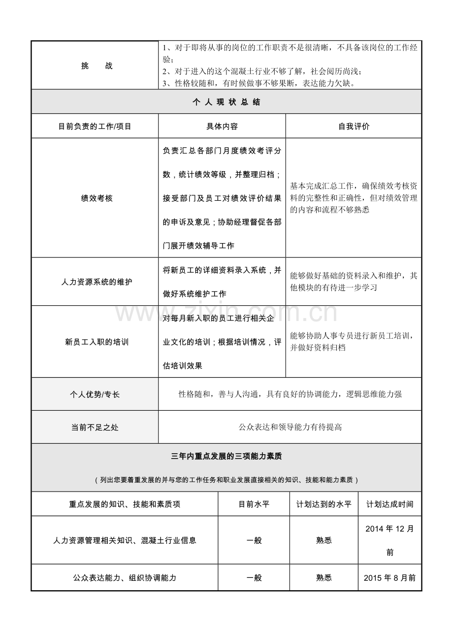 个人发展计划(IDP)范本.doc_第2页