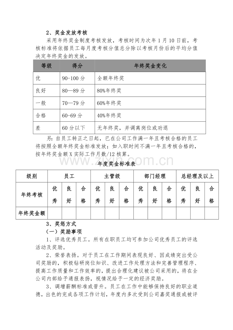 公司--薪酬、奖励与绩效考核管理办法(12月16日).doc_第2页