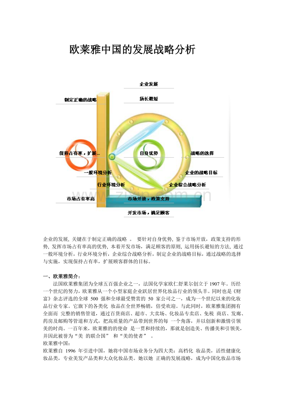 欧莱雅中国的战略环境分析.doc_第3页