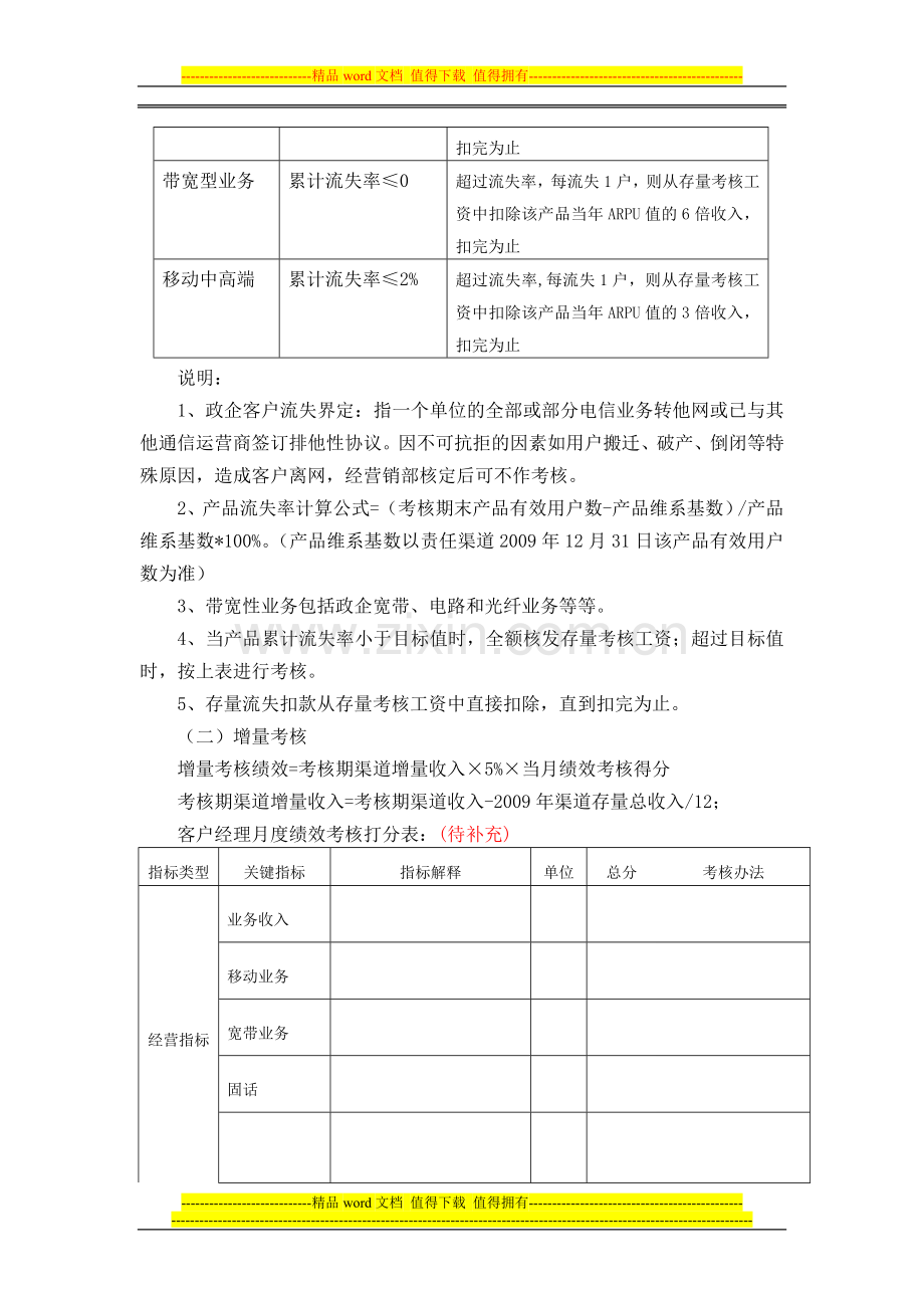 政企客户渠道薪酬考核办法..doc_第2页