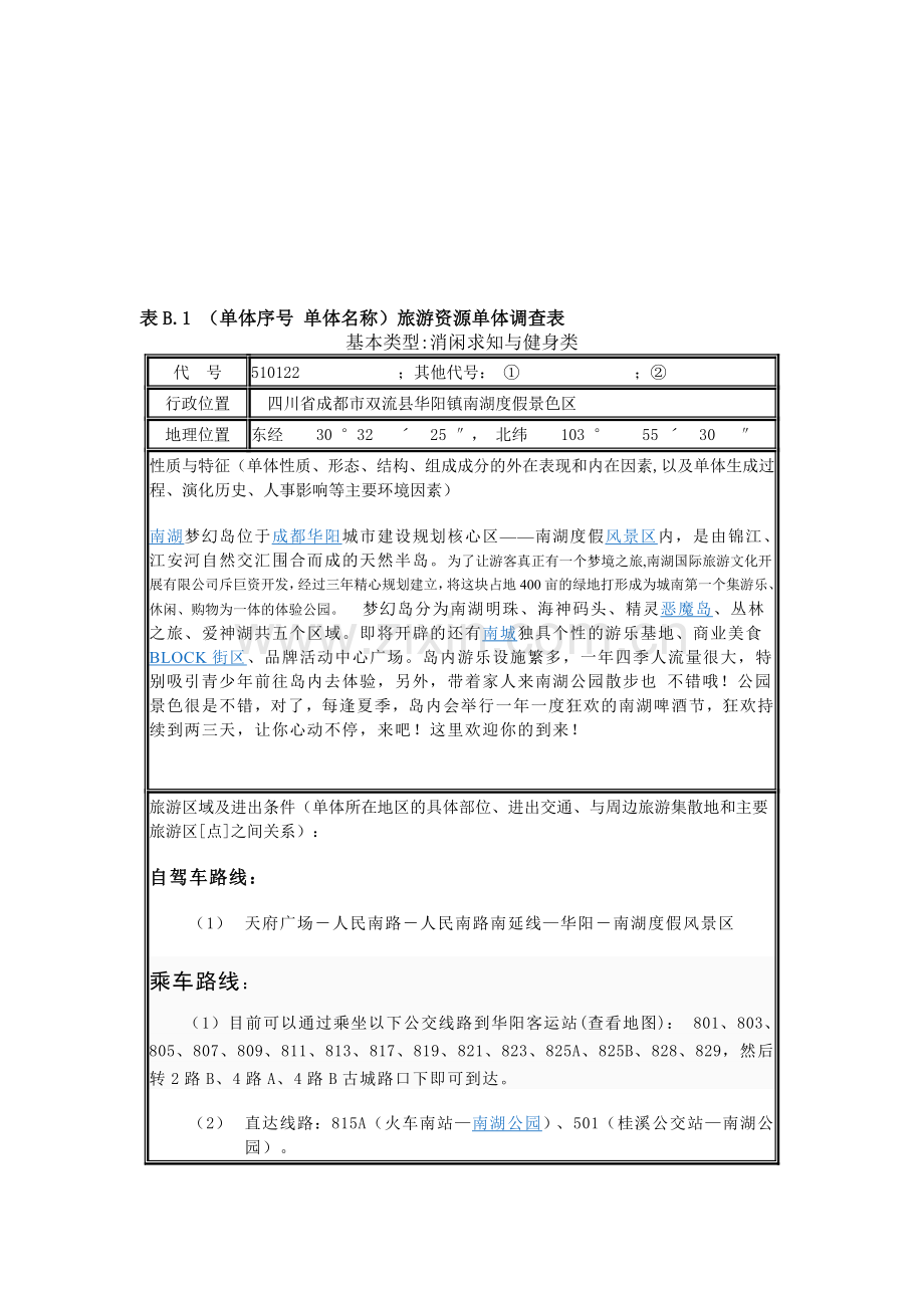 旅游资源单体调查表(第一种).doc_第1页