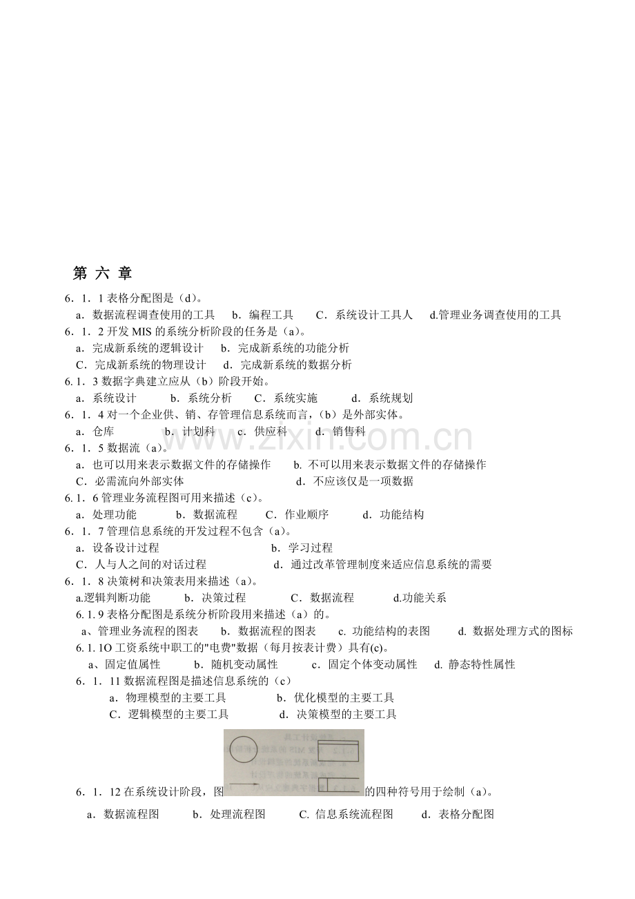 第六章管理信息系统的系统分析.doc_第1页