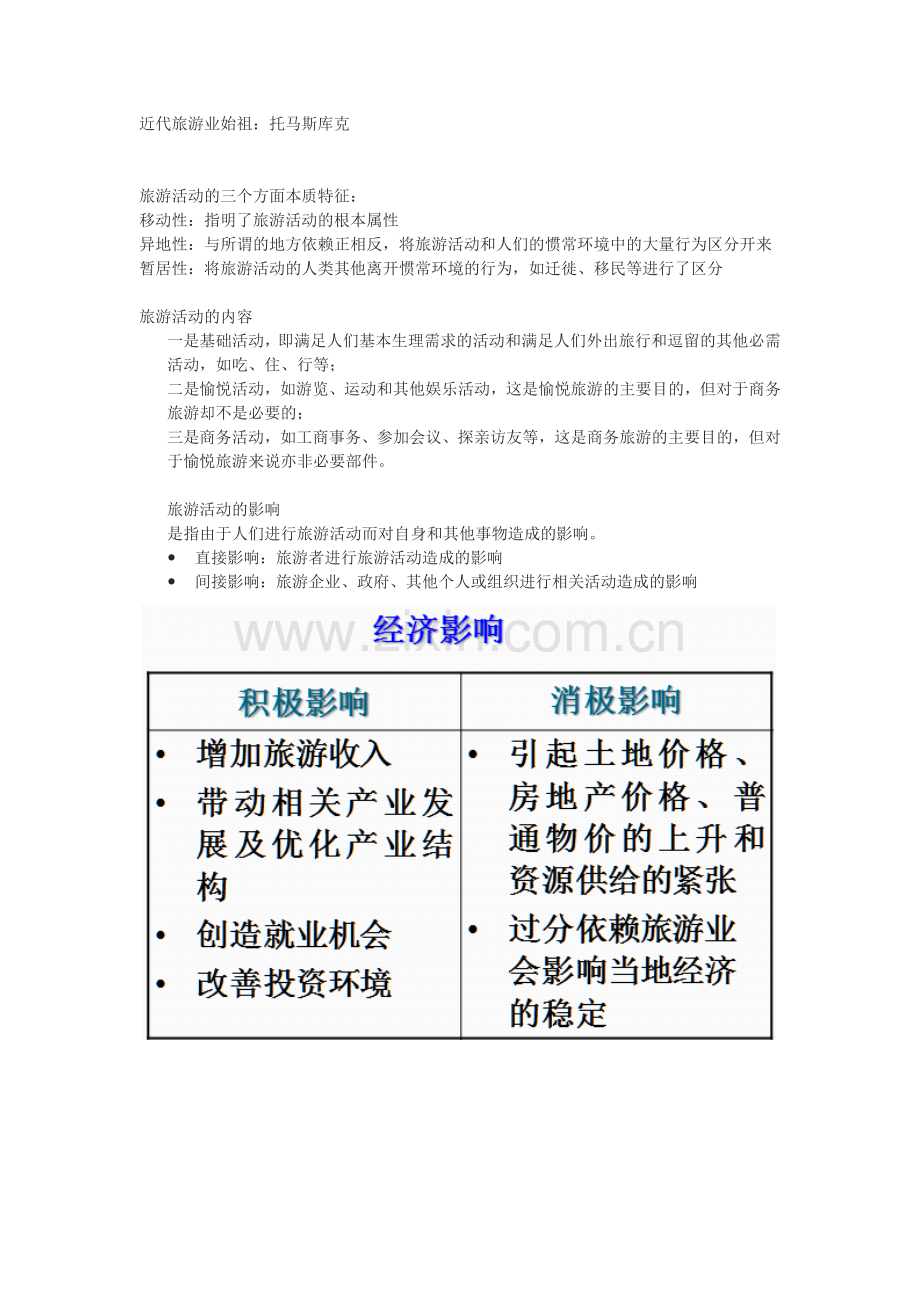 旅游管理供复习(嘉信同学整理版).docx_第1页