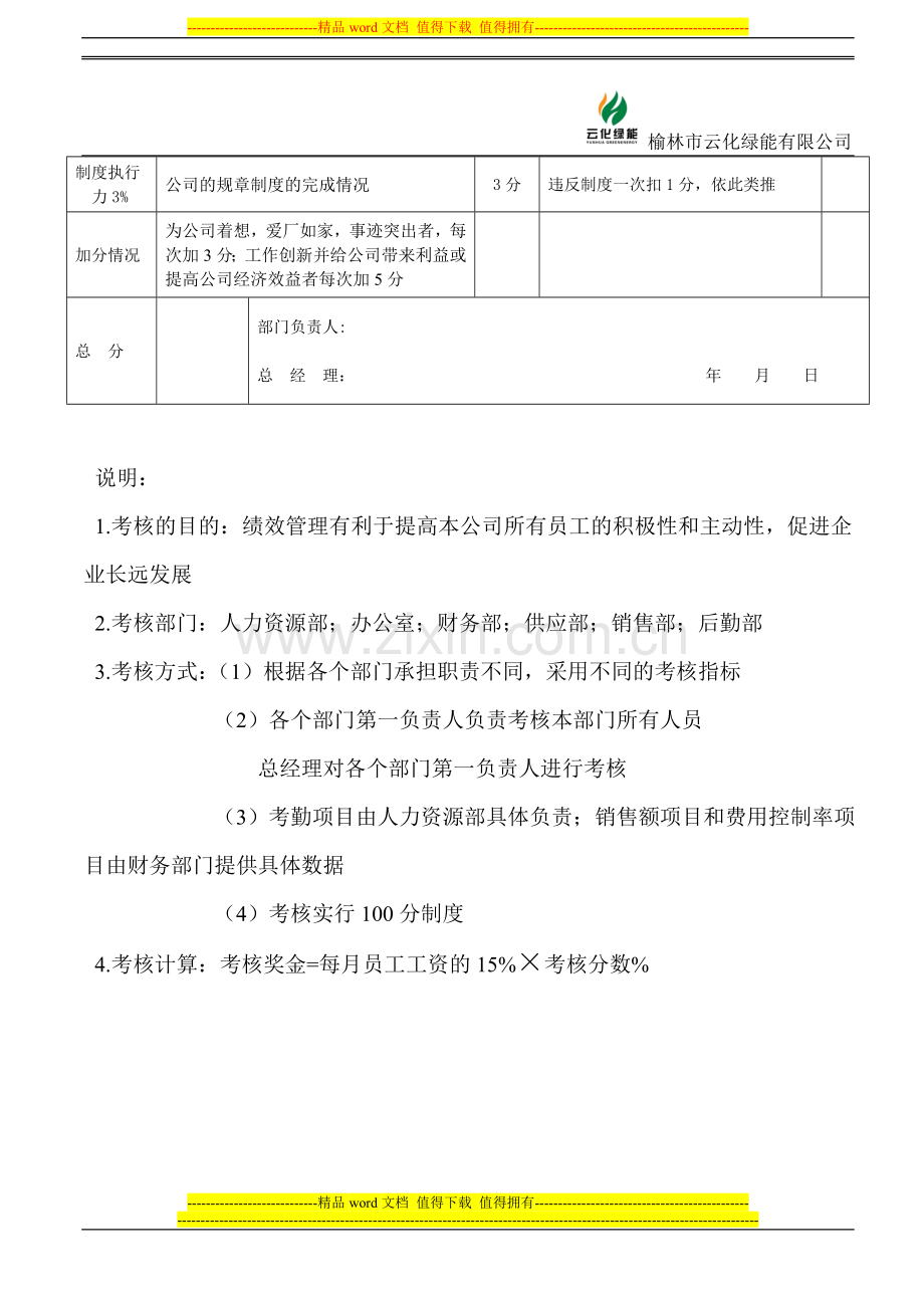 人力资源部绩效考核表3.doc_第2页