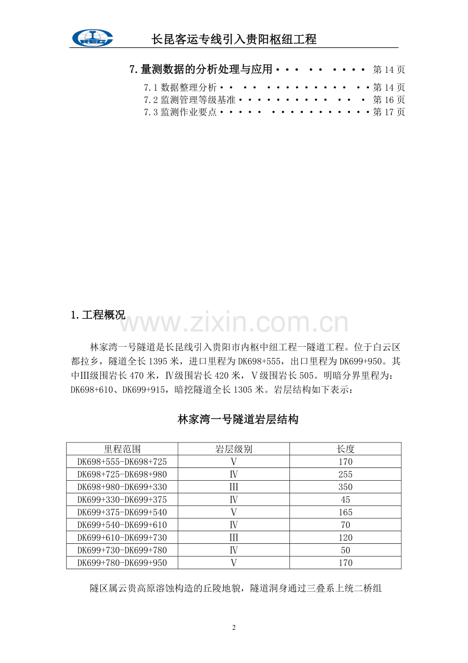 某隧道变形监控量测方案.doc_第2页