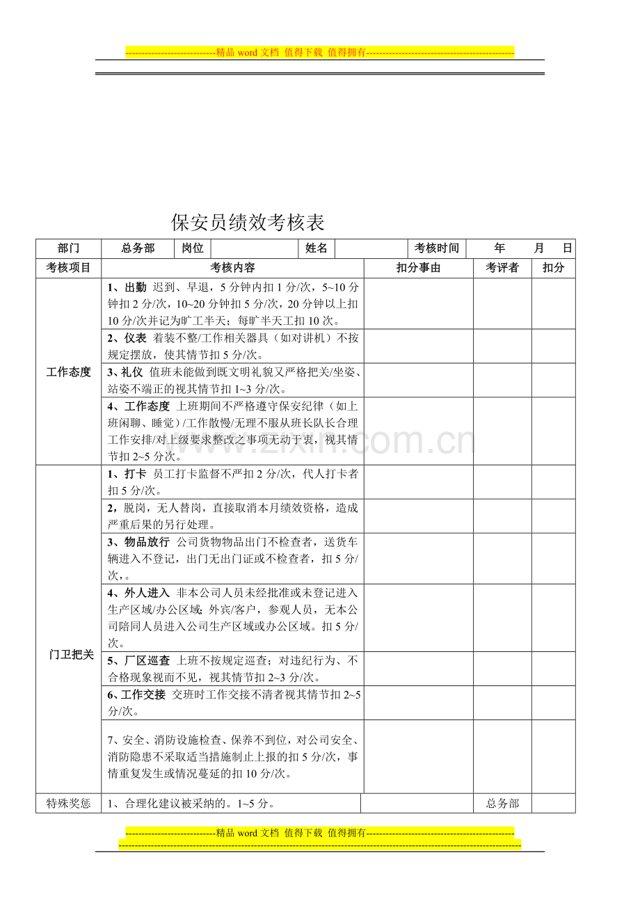 保安绩效.doc_第1页