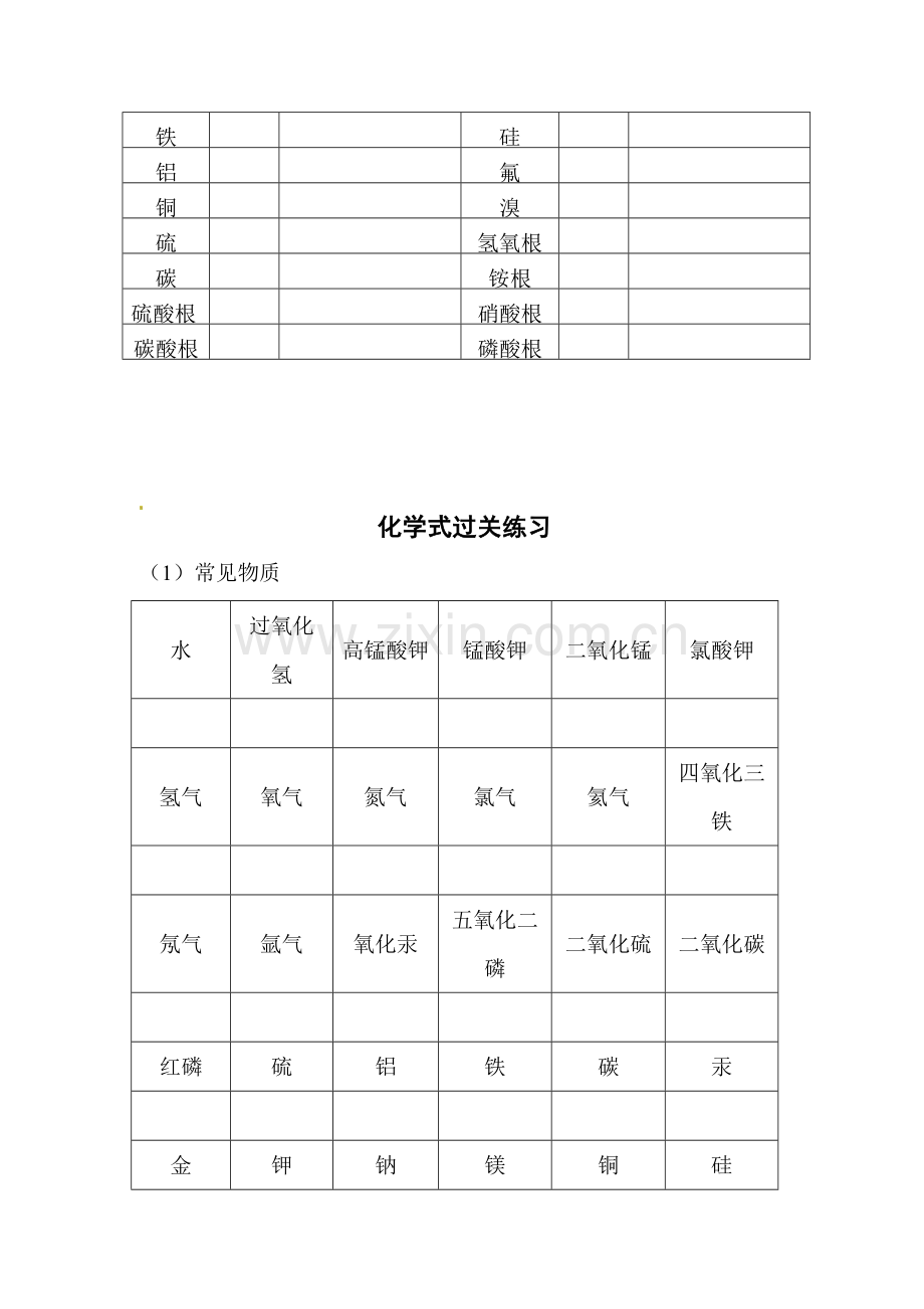 化学式与化合价练习题4.doc_第3页