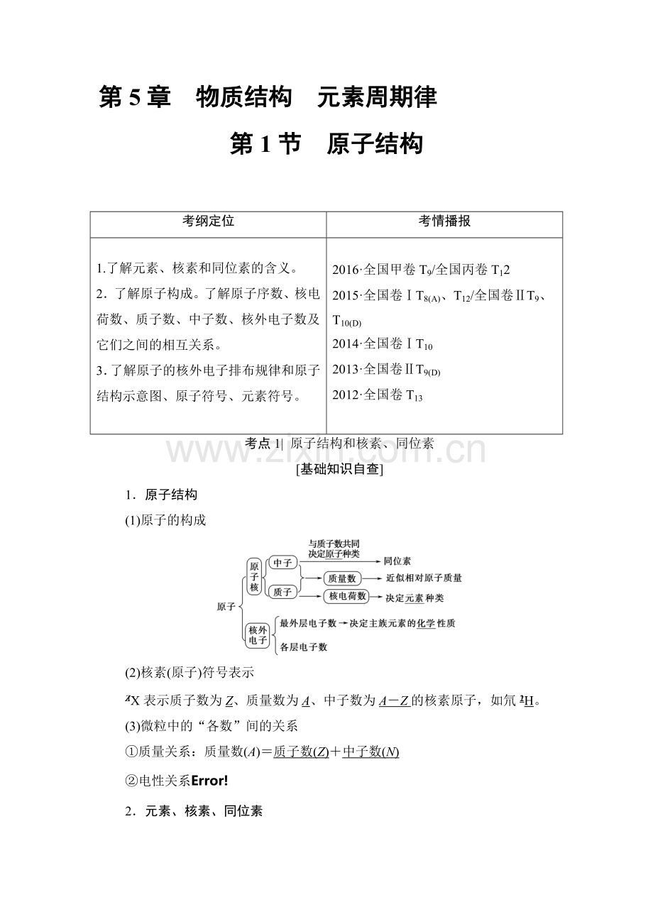 2018届高考化学基础知识自查复习检测17.doc_第1页