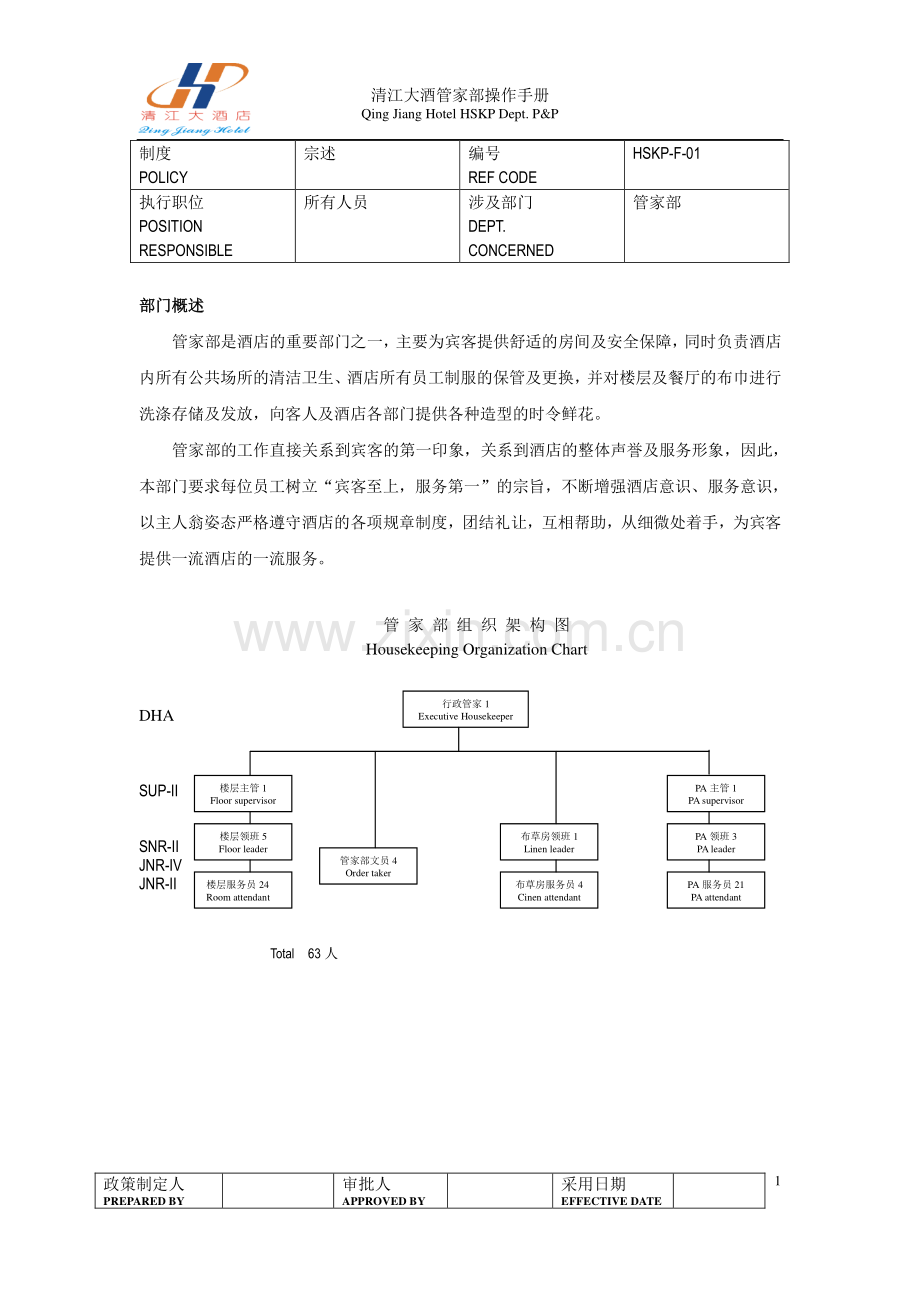 酒店管家部P.doc_第1页