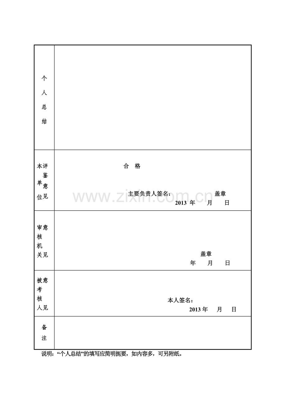 年度考核表(张新华)..doc_第2页