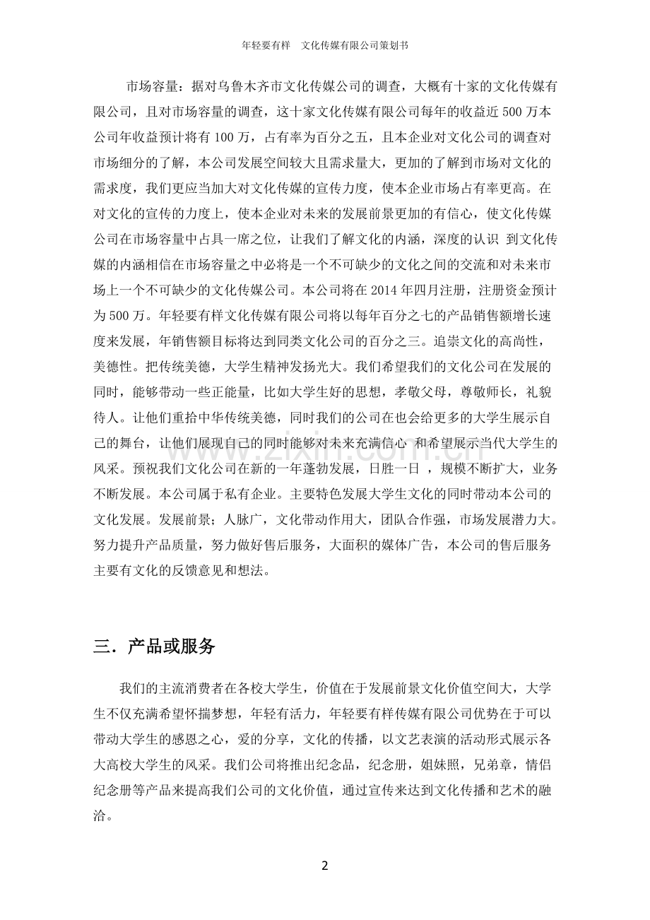 文化传媒公司策划书.doc_第2页