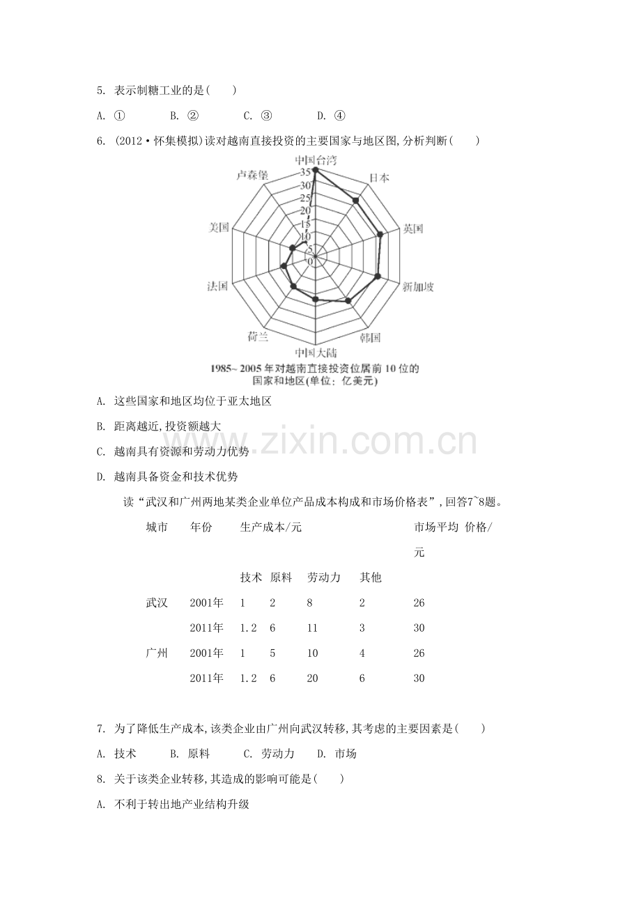 高三地理专题复习检测评估15.doc_第2页