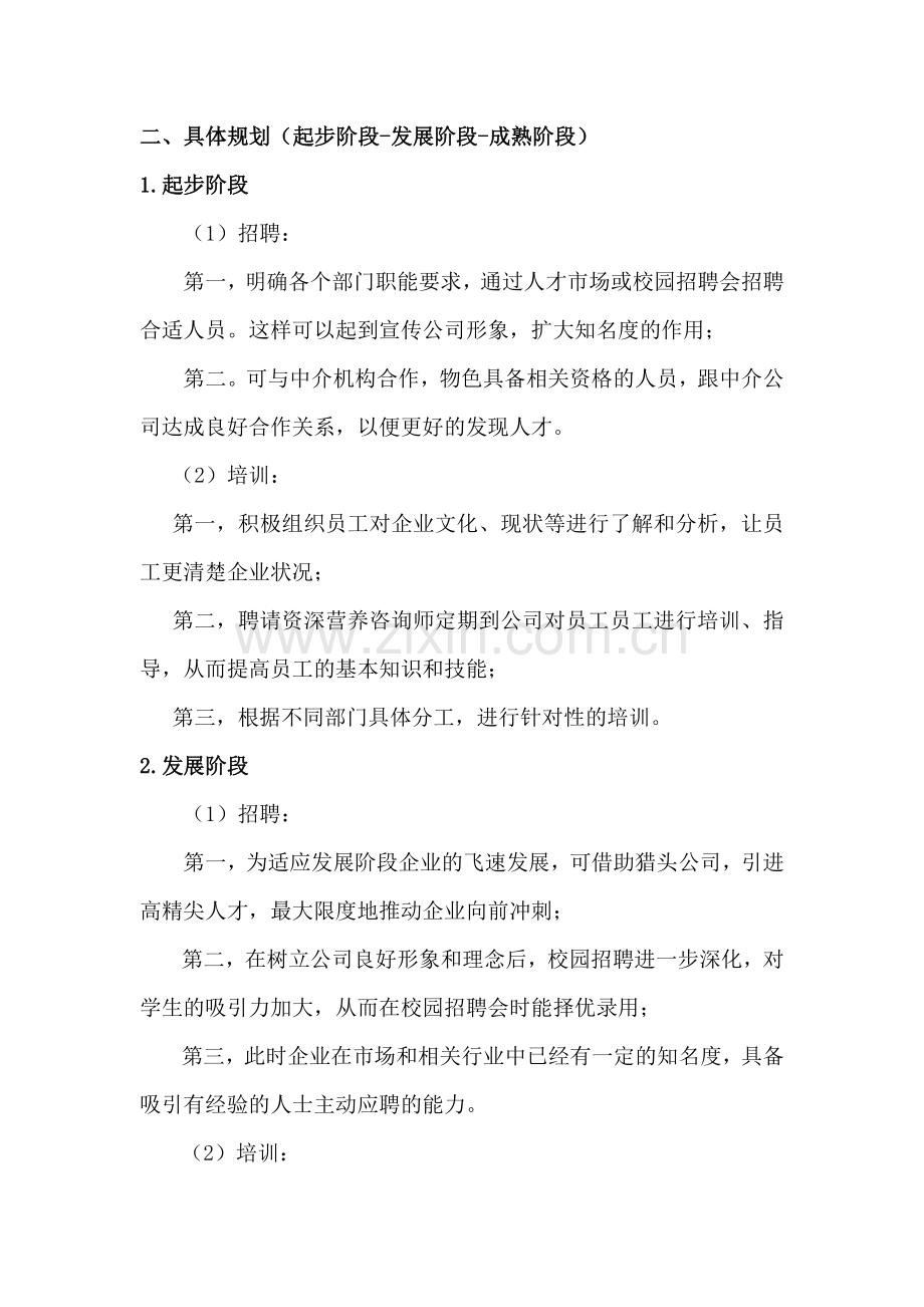 人力资源管理之创业计划书——企业人力资源战略.doc_第2页