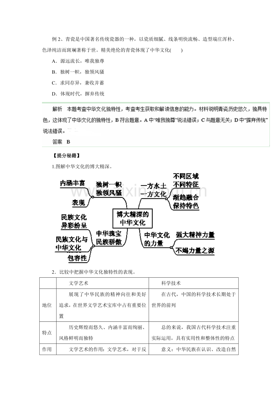 高三政治知识点双基复习检测50.doc_第3页