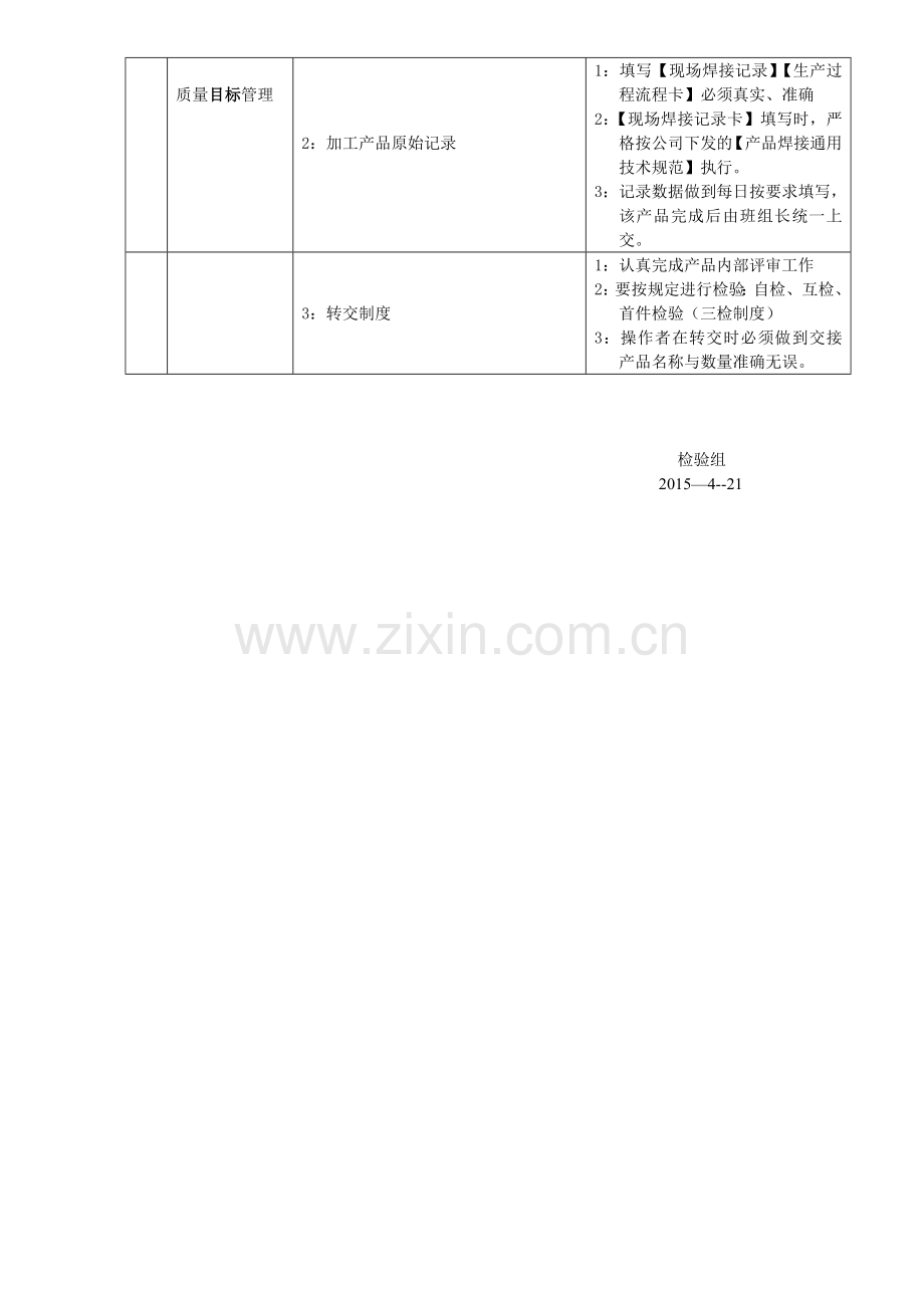 焊接班组目标管理建设实施方案.doc_第3页