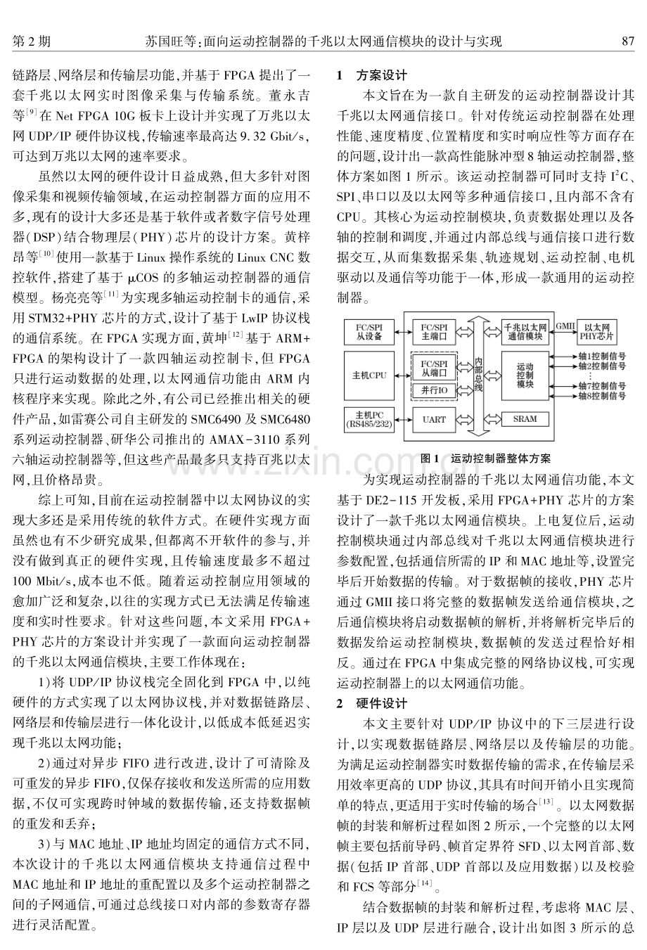 面向运动控制器的千兆以太网通信模块的设计与实现.pdf_第2页