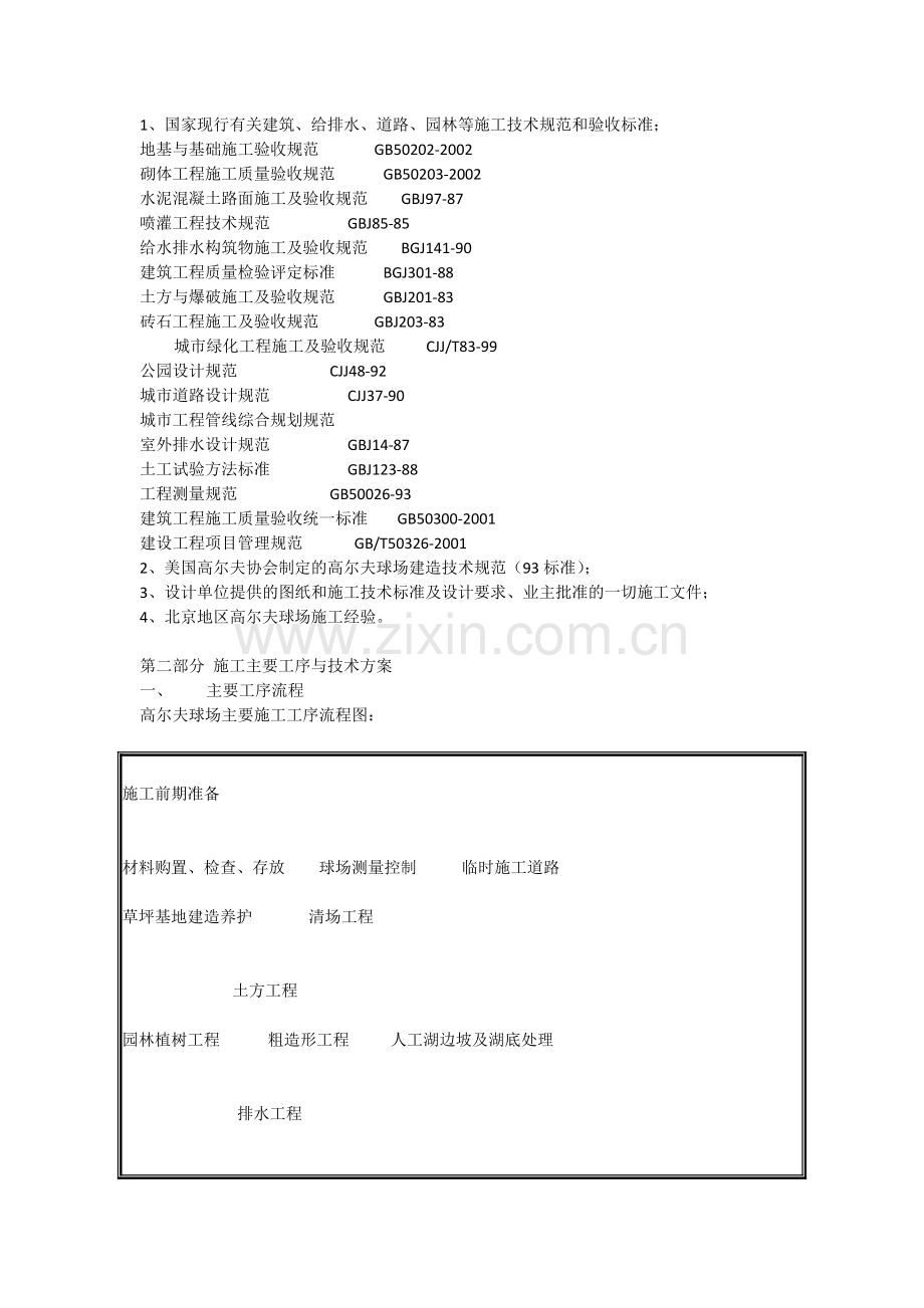 北京市18洞高尔夫球场建造施工组织方案.doc_第3页