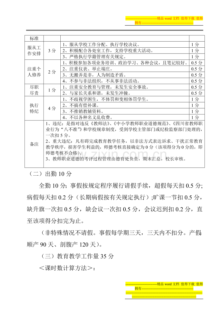 教职工绩效考核实施办法-11修订..doc_第3页