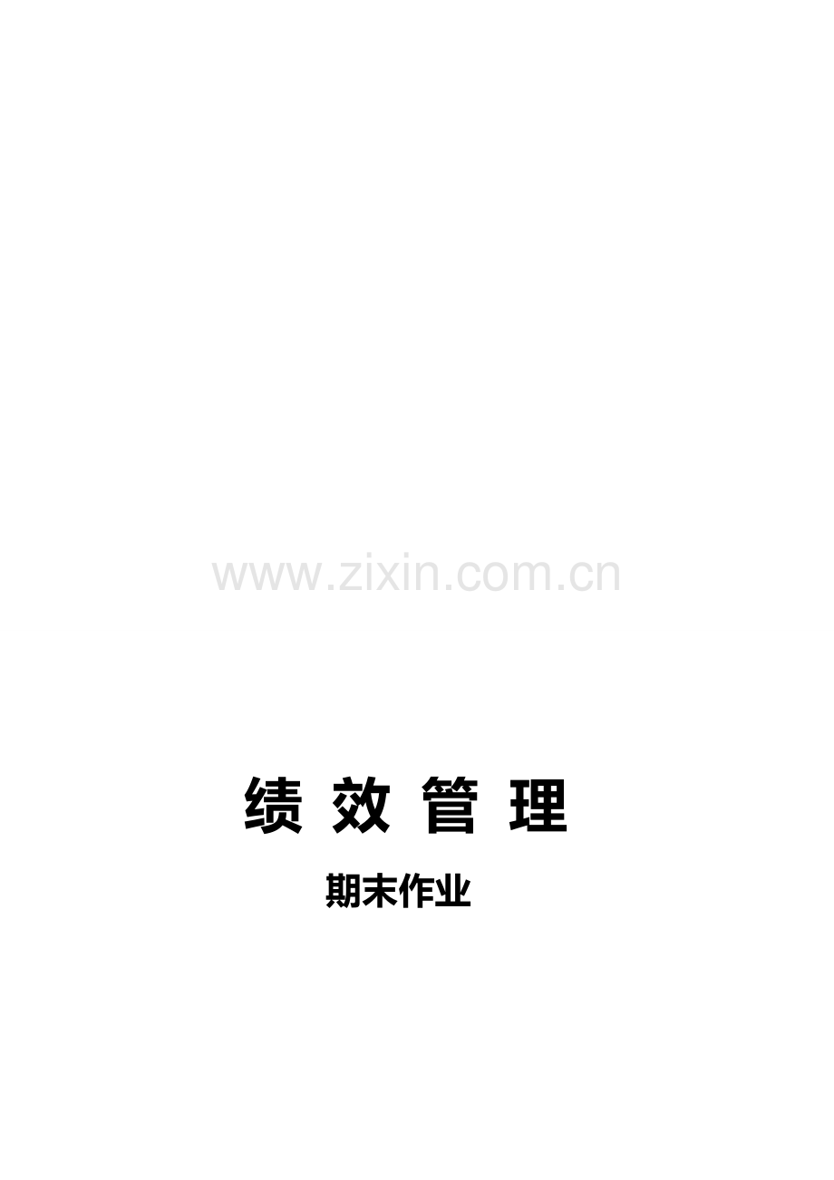 绩效指标.doc_第1页