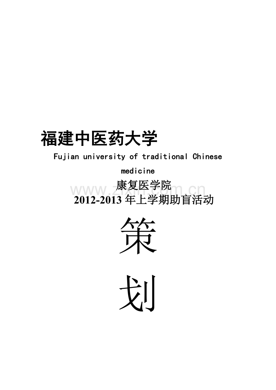 助盲活动策划书.doc_第1页