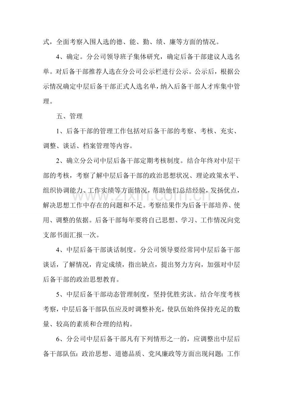 中层后备干部选拔培养管理任用方案.doc_第3页