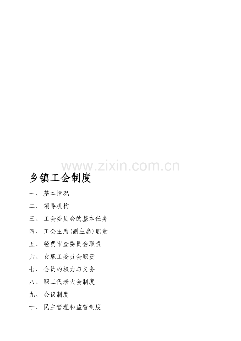 乡镇工会制度.doc_第1页