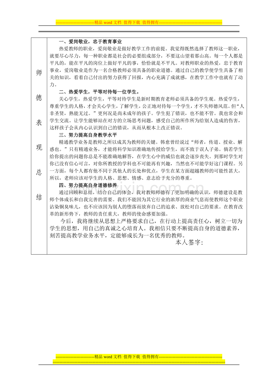 师德考核登记表..doc_第2页