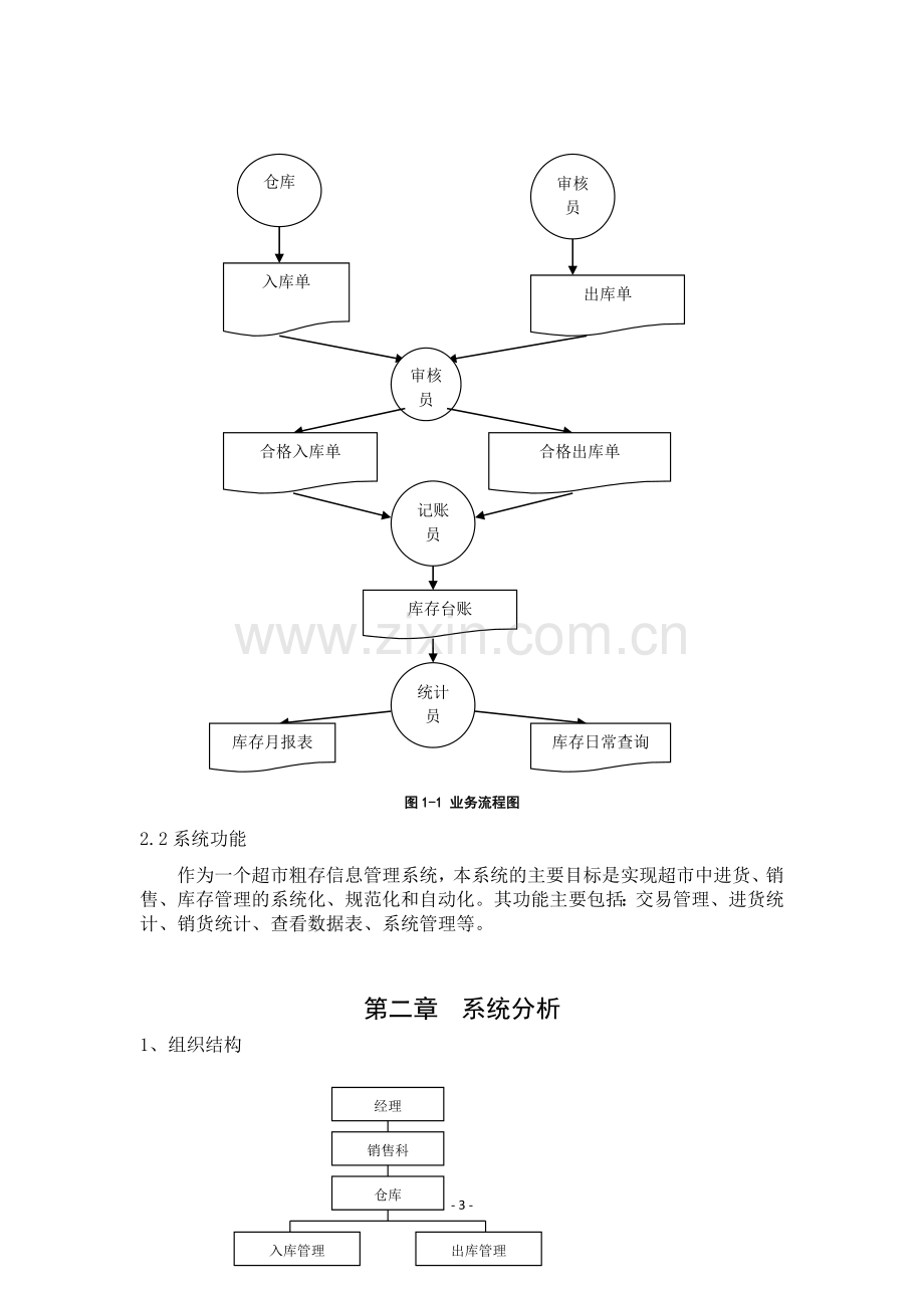 超市库存管理信息系统开发报告(3).docx_第3页