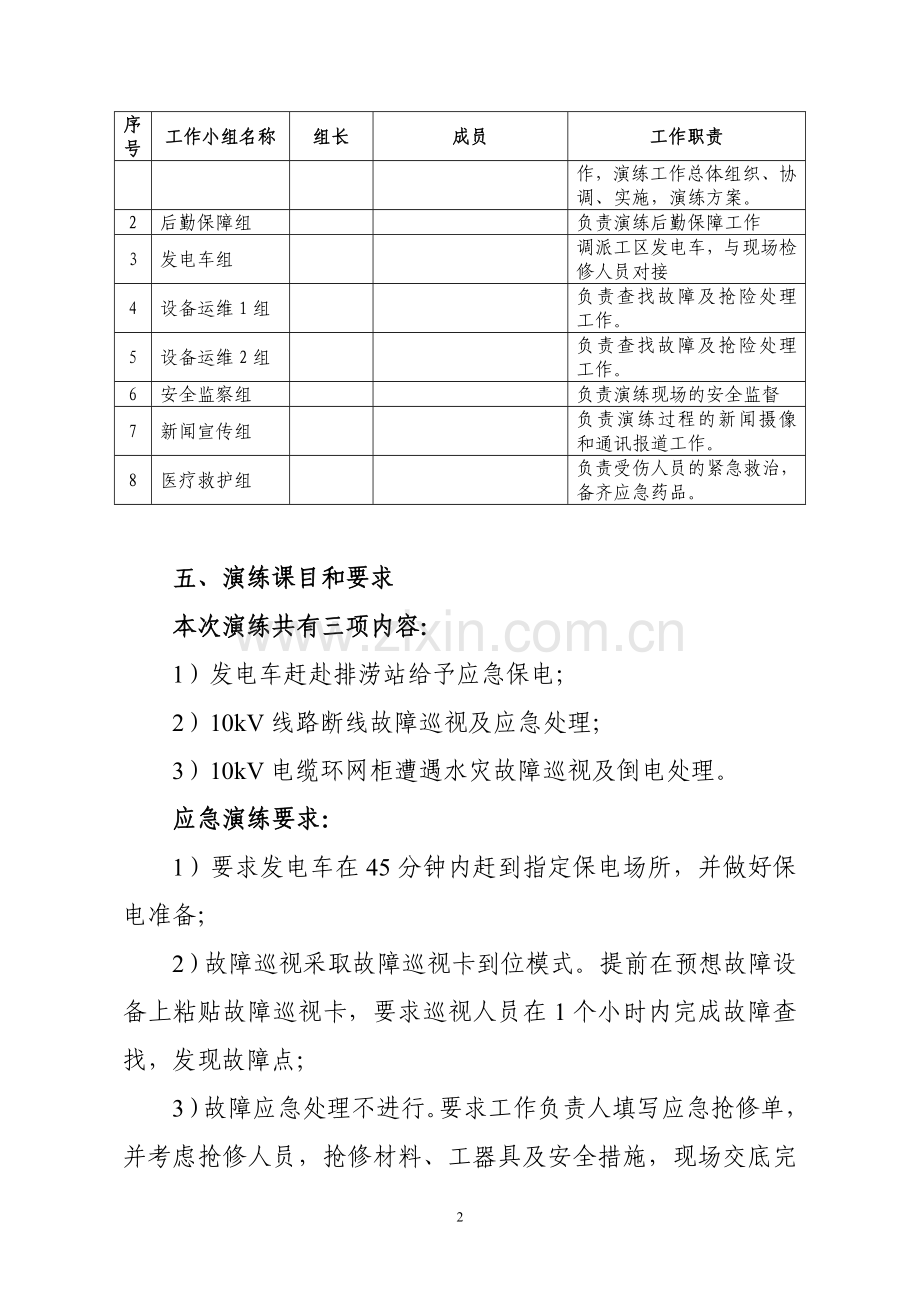 2013配电抗灾抢险应急演练方案.doc_第2页