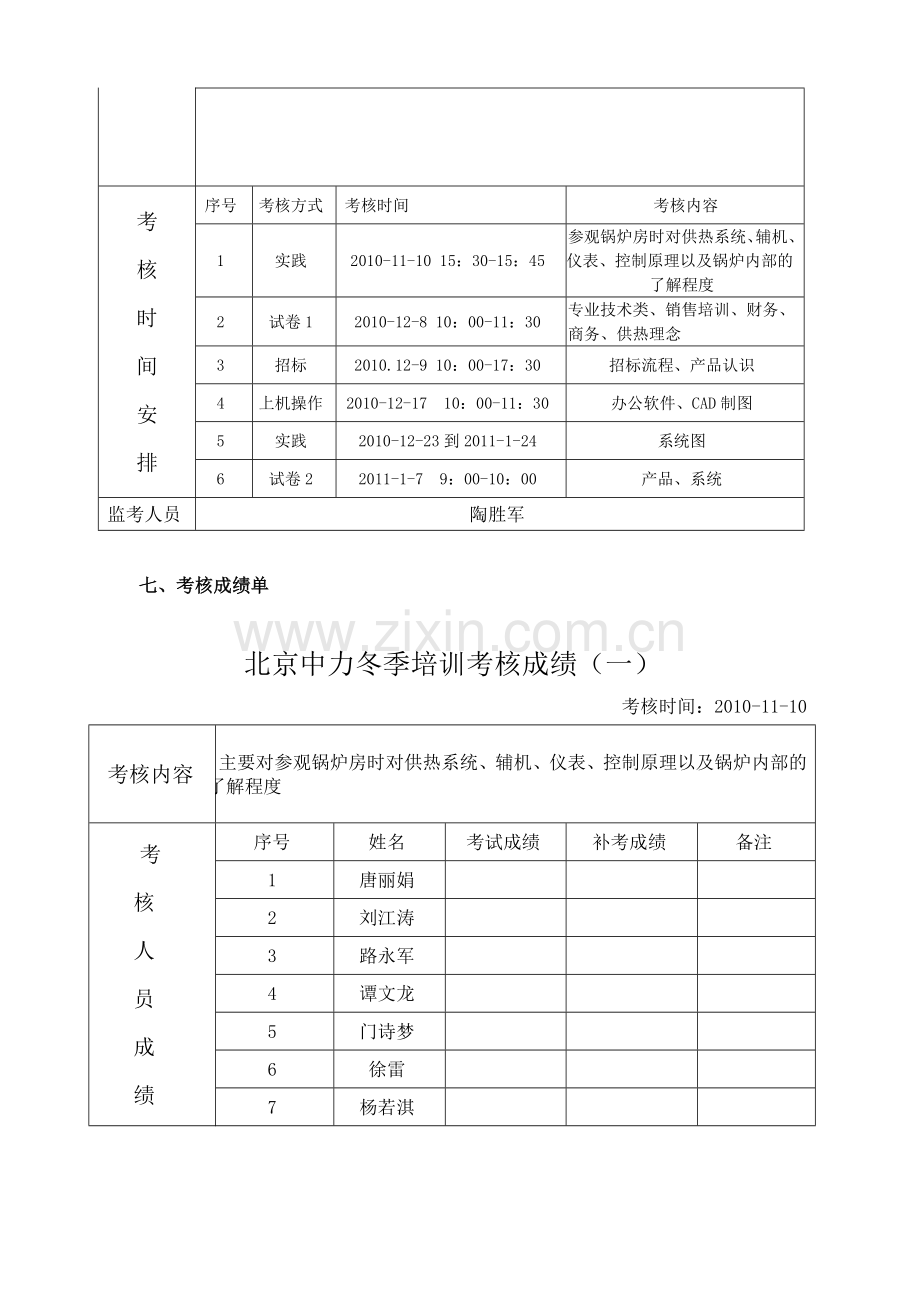 2010年培训考核计划.doc_第2页