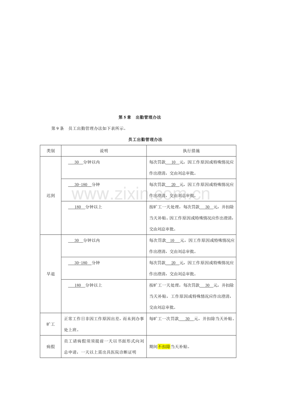 办事处考勤管理制度.doc_第2页